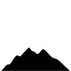 Mountain Silhouette Illustration