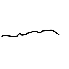 Squiggly Line Element Decoration
