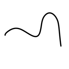 Squiggly Line Element Decoration