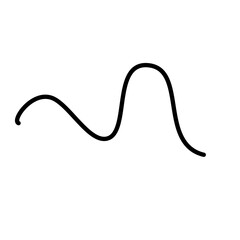 Squiggly Line Element Decoration