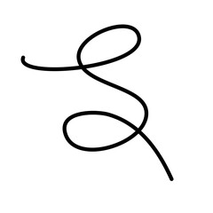 Squiggly Line Element Decoration