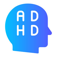 adhd gradient icon