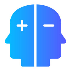 emotional gradient icon