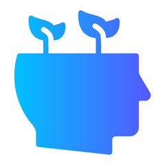 growing gradient icon