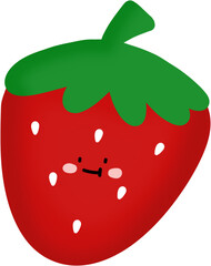 Strawberry cartoon PNG