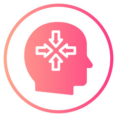 thoughts gradient icon
