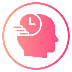 time gradient icon