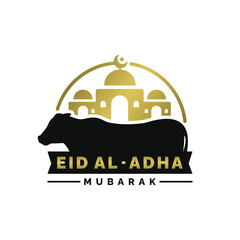 Eid Al Adha illustration. Idul Adha illustration design vector