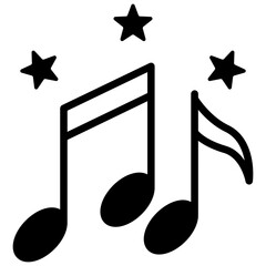 music note icons, are often used in design, websites, or applications, banner, flyer to convey specific concepts related to education theme