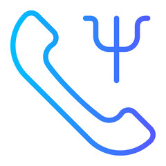 phone call gradient icon