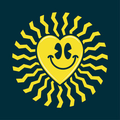 Happiness heart smiling emoji