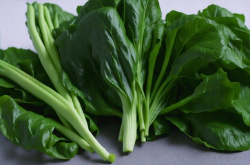 Obraz premium fresh spinach leaves