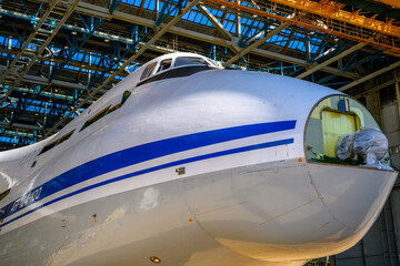 The production and repair of the largest transport aircraft AN-124.