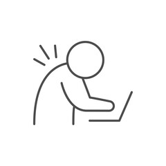 Incorrect pose at deck line icon