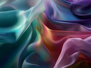 abstract background with colored silk