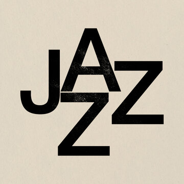 Swiss-Inspired Vintage Jazz: 50s Typography Playful Design, Mid-century modern, retro, Graphic Design