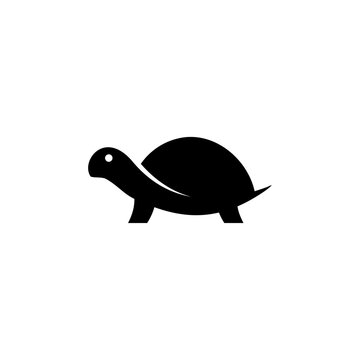 simple turtle icon illustration