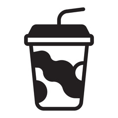 soft drinks glyph icon