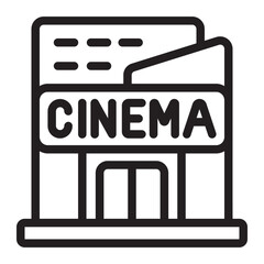 cinema line icon