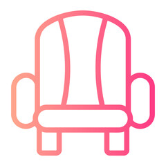 chair gradient icon