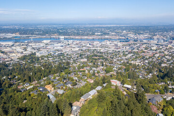 aerial view of Sunny Portland