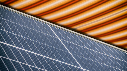 Solarpanel einer Solaranlage Balkonkraftwerk