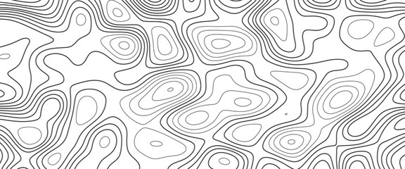 Topographic map background. Panorama view gradient multicolor wave curve lines banner background design. wave Line topography map contour background. Abstract Topographic map background with wave line