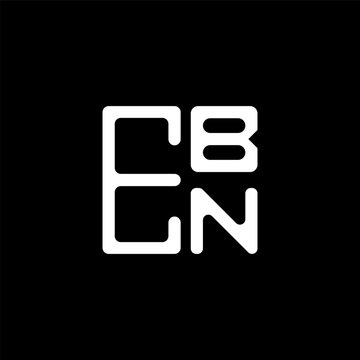 EBN letter logo abstract creative design. EBN unique design	
