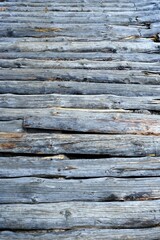 The boardwalk of the bridge over the river. Texture. Background.