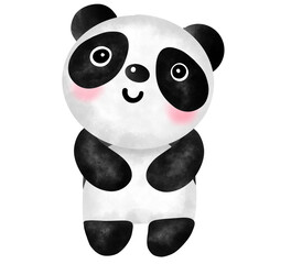 Fototapeta premium panda with a smile
