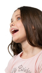 Fototapeta premium A happy smiling little girl