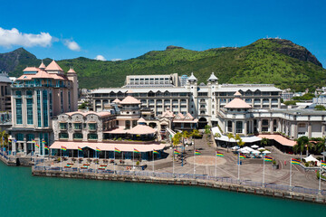 Waterfront of Port Louis, Mauritius island