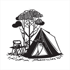Camping Vectors & Illustrations