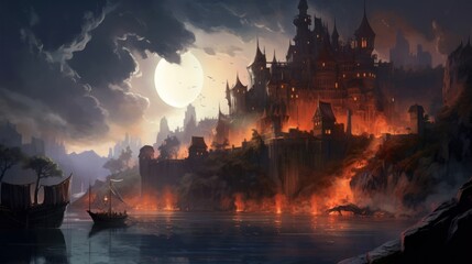 Fantasy Landscape Game Art