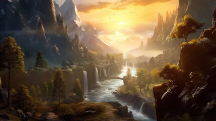 Fantasy Landscape Game Art