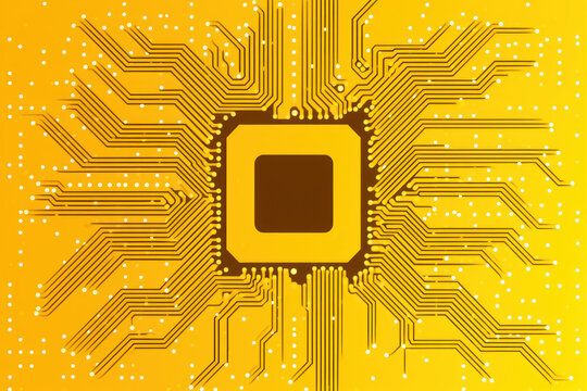 AI Knight: Computer Icon in Black and Gold Armor, AI generated