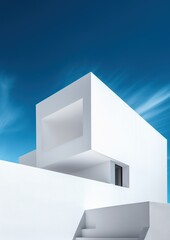 Contemporary Marvel: Modern Architecture House Exterior Study Design. Generative AI