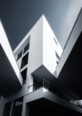 Obraz premium Contemporary Marvel: Modern Architecture House Exterior Study Design. Generative AI