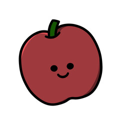 red apple cartoon
