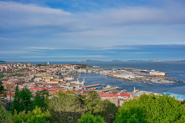 Blick über Vigo