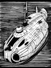 illustration of a Submersible 