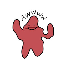 The cute and kind monster