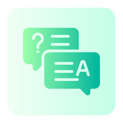 interview gradient icon