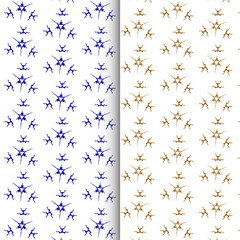 Big collection of memphis seamless vector patterns. Fashion design 80-90s.