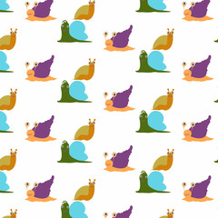 Snail line drawing for design decoration.