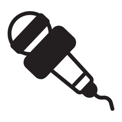 microphone glyph icon
