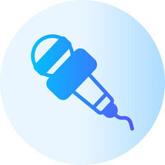 microphone gradient icon © ajat