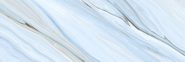 Obraz premium Marble rock texture blue ink pattern liquid swirl paint white dark that is Illustration panorama background for do ceramic counter tile silver gray that is abstract waves skin wall luxurious art ideas
