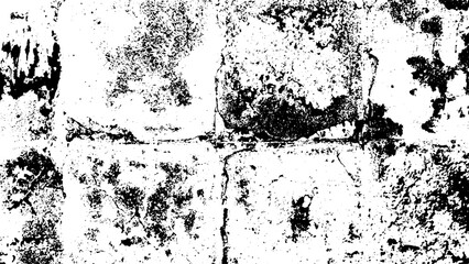 Rustic grunge vector texture with grain and stains. Abstract noise background. Weathered surface. Dirty and damaged. Detailed rough backdrop. Vector graphic illustration with transparent white. EPS10.