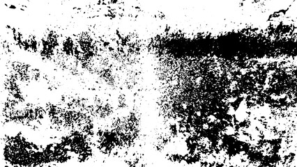 Rustic grunge vector texture with grain and stains. Abstract noise background. Weathered surface. Dirty and damaged. Detailed rough backdrop. Vector graphic illustration with transparent white. EPS10.